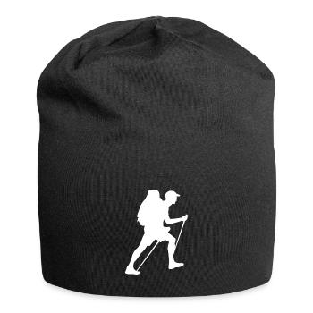 Wandern | Wanderer - Jersey-Beanie - Schwarz - Vorne