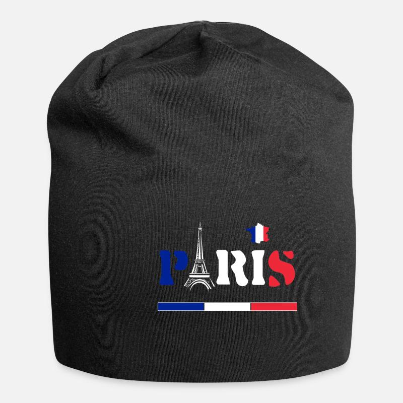 Paris Eiffelturm,Frankreich,france, La Tour Eiffel - Jersey-Beanie - Schwarz