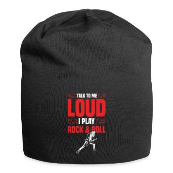 Rock n roll bruyant - Bonnet en jersey - noir - Devant
