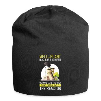 Nuklearingenieur für Kernkraftwerk und Kernenergie - Jersey-Beanie - Schwarz - Vorne