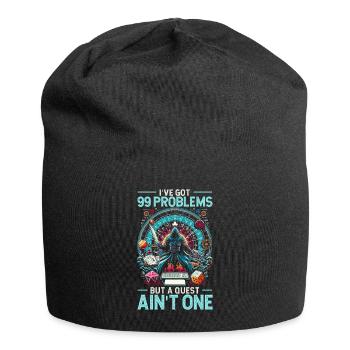 Rpg-gamer-gaming-videospiel-rollenspiel - Jersey-Beanie - Schwarz - Vorne