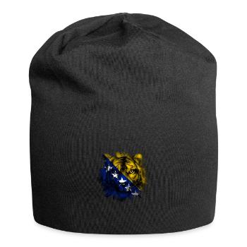 Bosnien und Herzegowina - Jersey-Beanie - Schwarz - Vorne