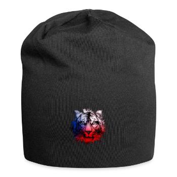 Tschechische Republik - Jersey-Beanie - Schwarz - Vorne