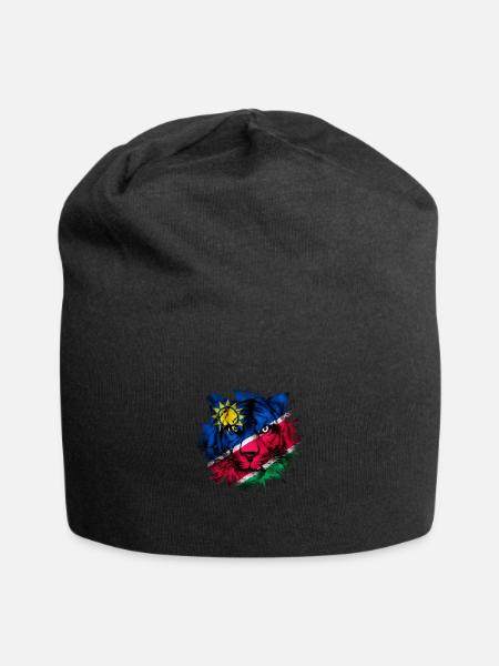Namibia - Jersey-Beanie - Schwarz
