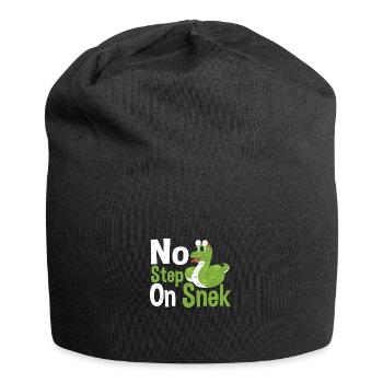 Pas de pas sur Snek - Serpent - Bonnet en jersey - noir - Devant