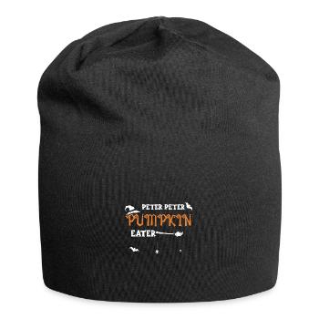 Peter Peter Pumpkin Eater - Jersey Beanie - black - Front