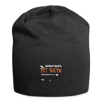 Besen? Das Ist Mein Sportwagen - Jersey-Beanie - Schwarz - Vorne