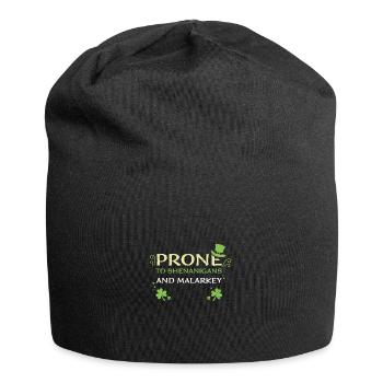 Enclin aux manigances et Malarkey - Bonnet en jersey - noir - Devant
