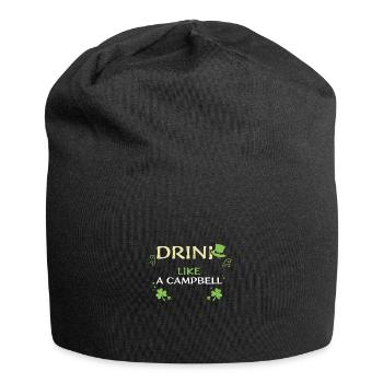 Buvez comme un Campbell - Bonnet en jersey - noir - Devant