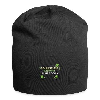 American Grown Irish Roots - Jersey Beanie - black - Front
