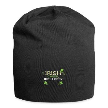 Irish cheer, Irish beer - Jersey Beanie - black - Front