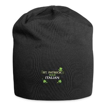 St. Patrick Was Italian - Jersey-Beanie - Schwarz - Vorne