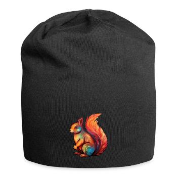 Squirrel - Jersey Beanie - black - Front