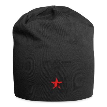 GEGEN NAZIS ANTINATIONALISTISCH ANTIFA STERN EULE - Jersey-Beanie - Schwarz - Vorne