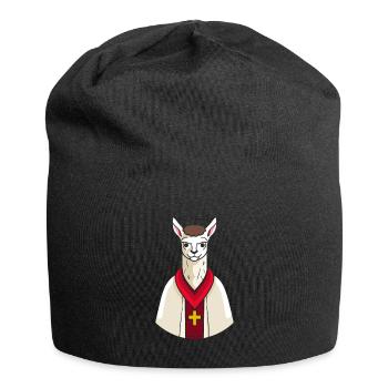 Christian Christianity Lama - Jersey Beanie - black - Front