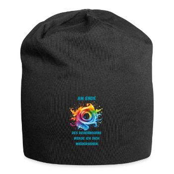 Reunion at the rainbow - Jersey Beanie - black - Front