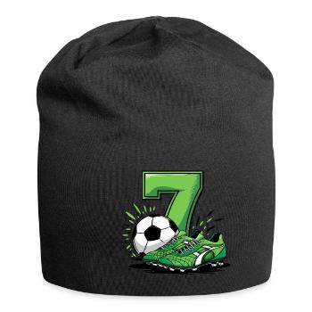 Football 7 years old - Jersey Beanie - black - Front