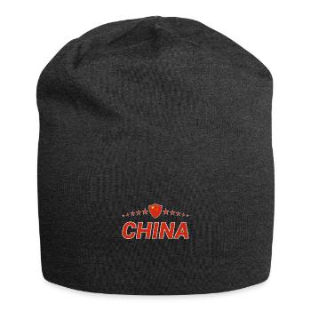 Chine - Bonnet en jersey - charbon - Devant