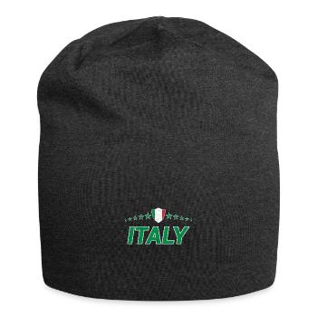 Italie - Bonnet en jersey - charbon - Devant