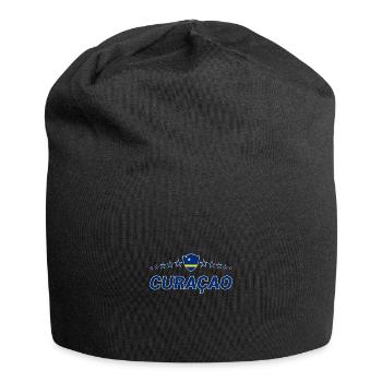 Curaçao - Jersey-Beanie - Schwarz - Vorne