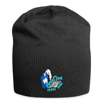 surfer fans unique designs - Jersey Beanie - black - Front