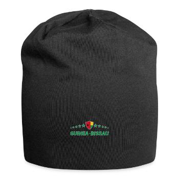 Guinée-Bissau - Bonnet en jersey - noir - Devant