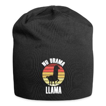 Lama Llama Alpagas - Bonnet en jersey - noir - Devant