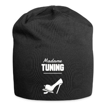 Madame tuning - Bonnet en jersey - noir - Devant