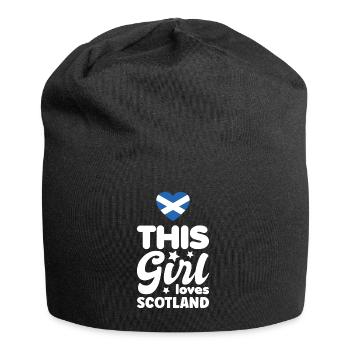 Scotland flag Scottish flag Alba GB UK - Jersey Beanie - black - Front