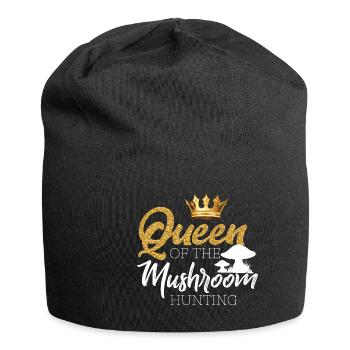 Mushroom pickers and mushroom friends - Jersey Beanie - black - Front