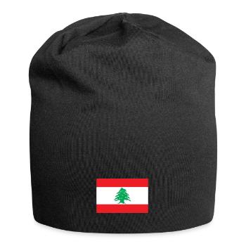 Liban drapeau libanais drapeau - Bonnet en jersey - noir - Devant