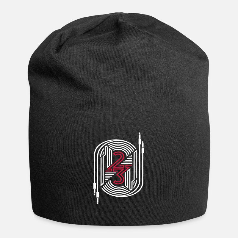 23 connector - Jersey Beanie - black