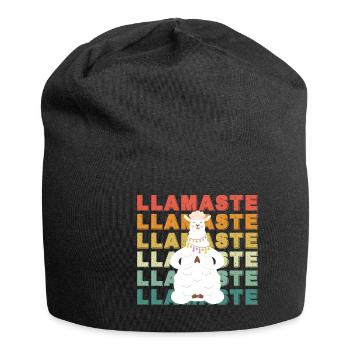 Meditation, Zen Yoga and Pilates - Jersey Beanie - black - Front
