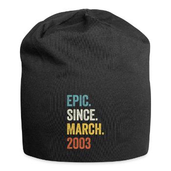 20 ans épiques depuis mars 2003 20e anniversaire - Bonnet en jersey - noir - Devant