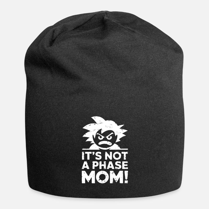 It's not a phase mom! Emo Goth Alternative - Jersey-Beanie - Schwarz