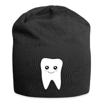 Dent Dents, Dents, Dentiste - Bonnet en jersey - noir - Devant