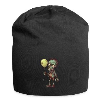 Zombie comique cool avec ballon jaune - Bonnet en jersey - noir - Devant