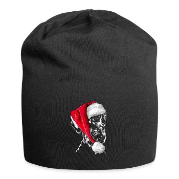 Bonnet de Noël GIANT SCHNAUZER Les chiens de Wilsign - Bonnet en jersey - noir - Devant