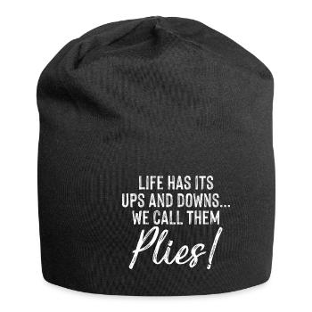Meditation, Zen Yoga and Pilates - Jersey Beanie - black - Front