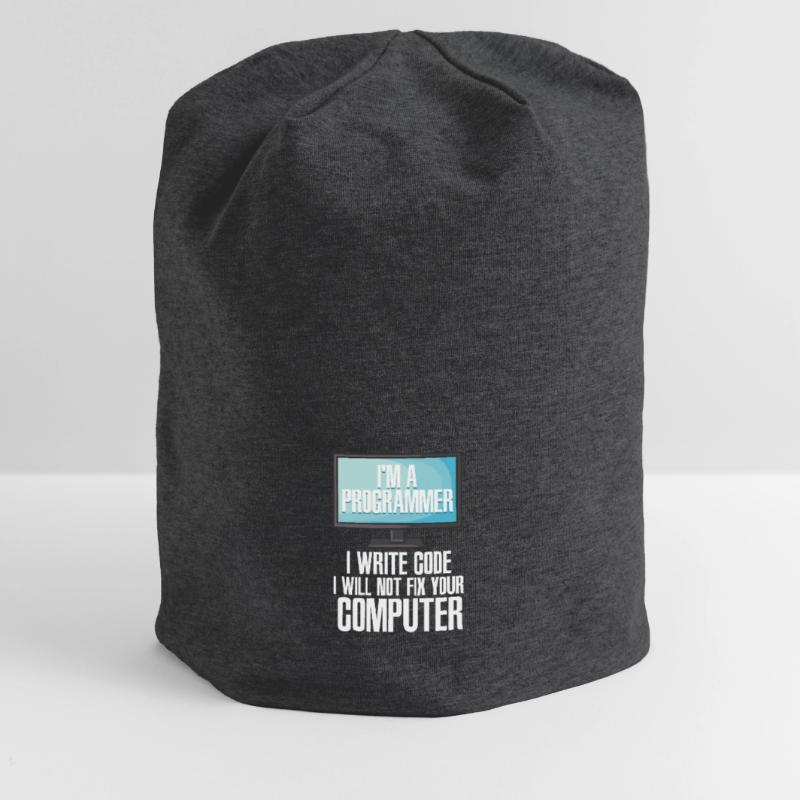 I'm A Programmer I Write Code I Will Not Fix Your Jersey-Beanie
