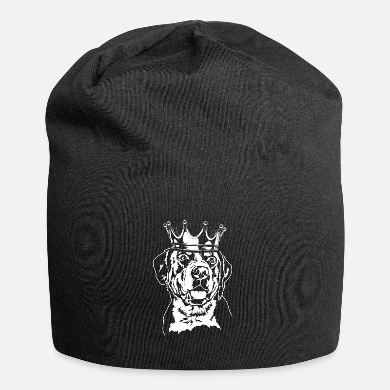 Grosser Schweizer Sennenhund Krone Hunde Wilsigns - Jersey-Beanie - Schwarz
