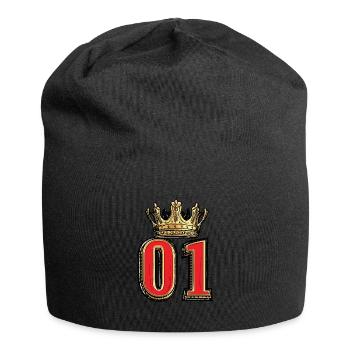 1 Couronne de chiffres - Bonnet en jersey - noir - Devant