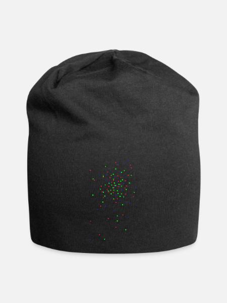 chad Räppli flakes - Jersey Beanie - black