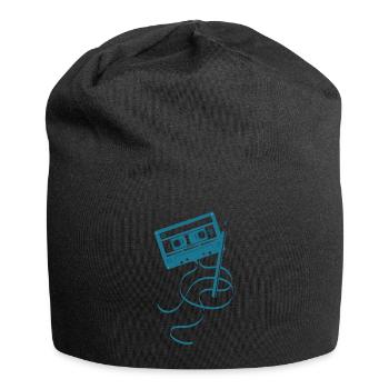 Cassette audio - Bonnet en jersey - noir - Devant