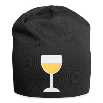 Sekt - Jersey-Beanie - Schwarz - Vorne