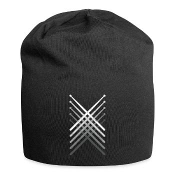 Drummer Vintage drumsticks - Jersey Beanie - black - Front