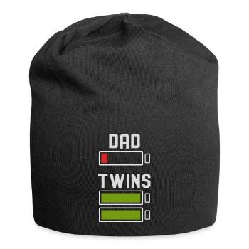 Papa de jumeaux - Bonnet en jersey - noir - Devant