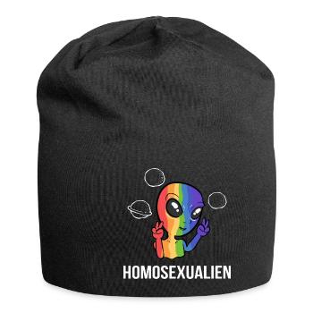 Homosexuals LGBTQ Member Gift - Jersey Beanie - black - Front