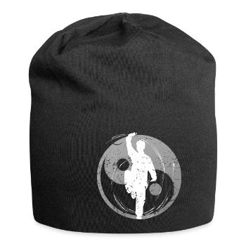 Qigong Tai-Chi Chigong Meditation Kampfkunst - Jersey-Beanie - Schwarz - Vorne