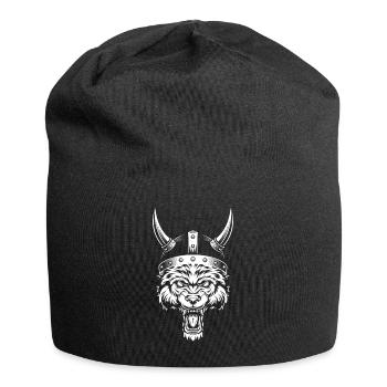 Wikinger - Jersey-Beanie - Schwarz - Vorne